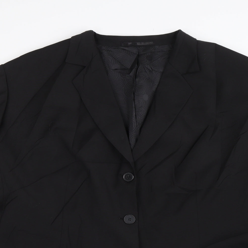 Wardrobe Mens Black   Jacket Suit Size XL