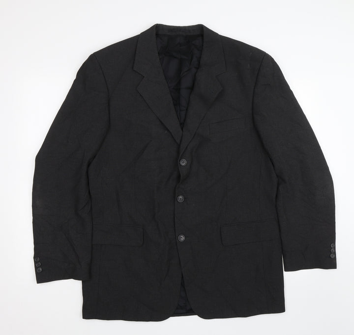 Copperstone Mens Black   Jacket Suit Size 42