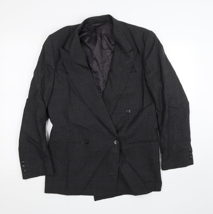 Dormeuil Mens Grey Jacket Suit Size 46