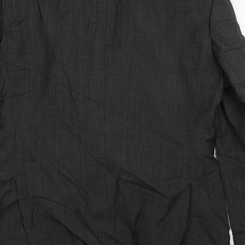 M&S Mens Grey Check  Jacket Suit Size 40