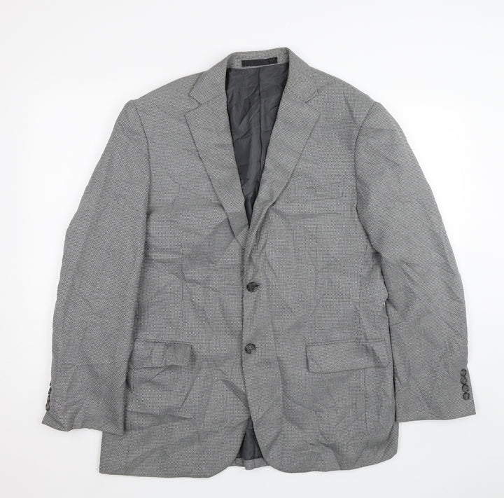 M&S Mens Grey Jacket Suit Size M