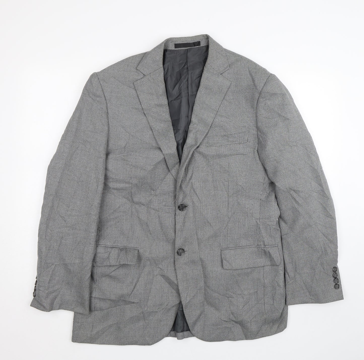 M&S Mens Grey   Jacket Suit Size M