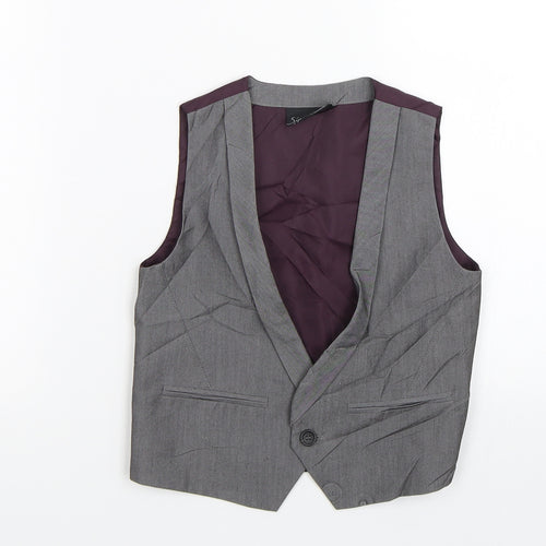 NEXT Boys Grey   Jacket Waistcoat Size 4-5 Years