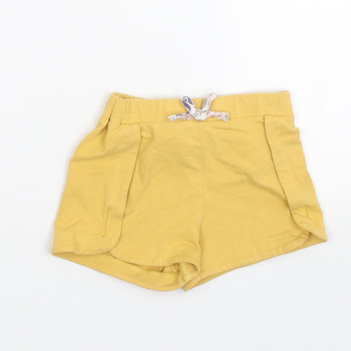 Tommy Bahama Girls Yellow   Sweat Shorts Size 2-3 Years