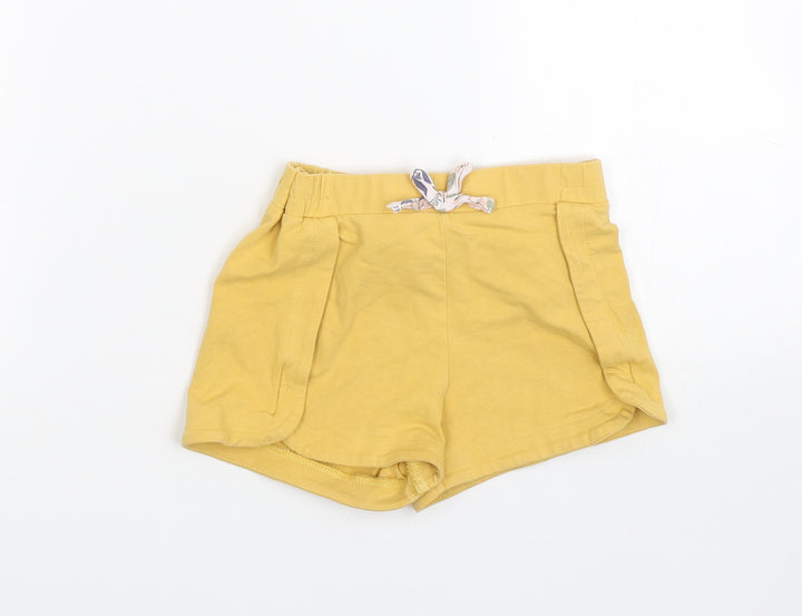 Tommy Bahama Girls Yellow   Sweat Shorts Size 2-3 Years