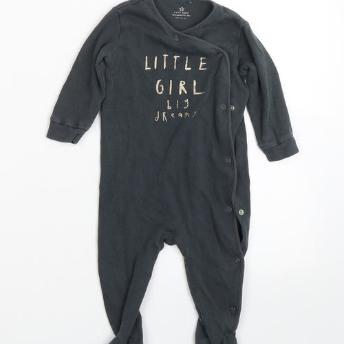 NEXT Baby Black   Babygrow One-Piece Size 6-9 Months