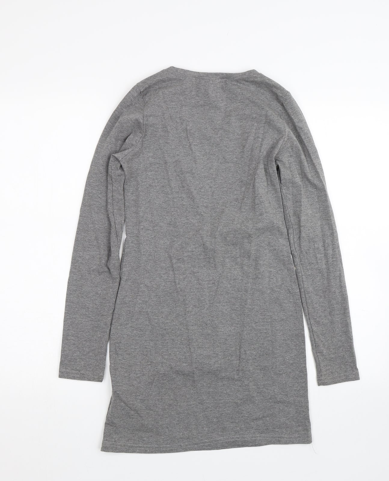 Boohoo Womens Grey   T-Shirt Dress  Size 10