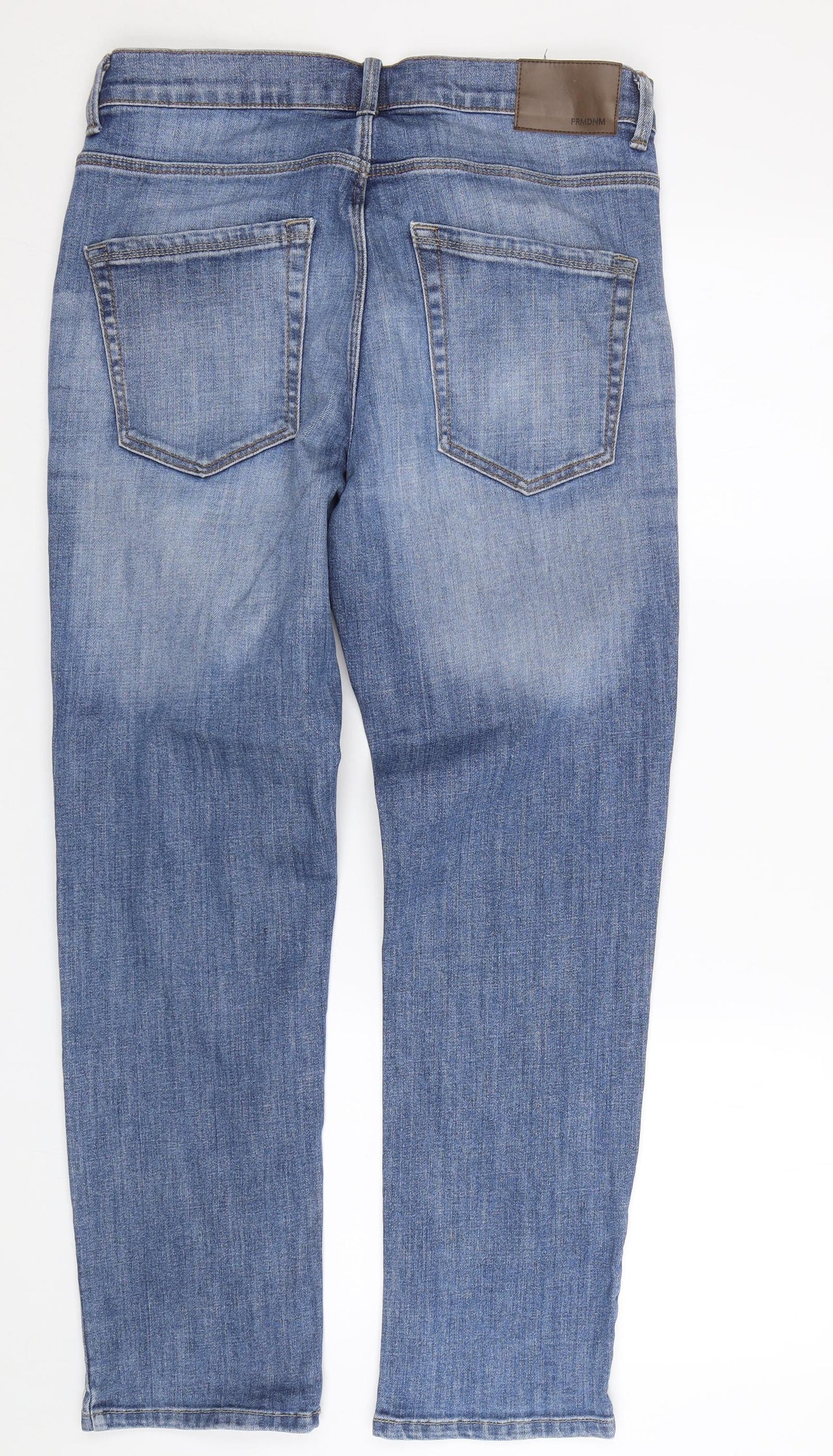 George Mens Blue  Denim Straight Jeans Size 34 L28 in
