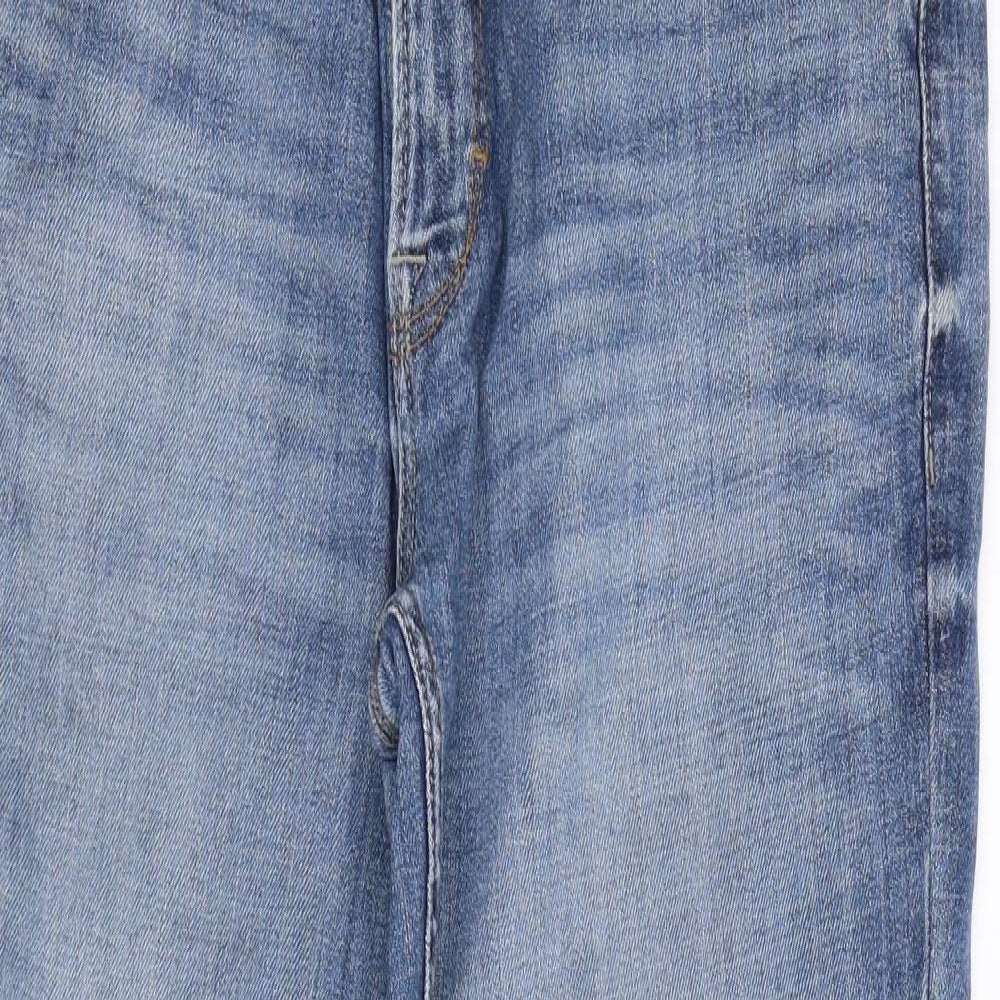 George Mens Blue  Denim Straight Jeans Size 34 L28 in