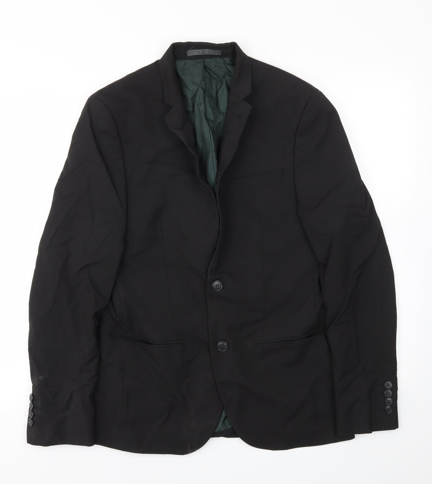 River Island Mens Black   Jacket Blazer Size 38