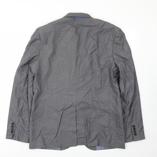 Cedar Wood State Mens Grey   Jacket Blazer Size 42