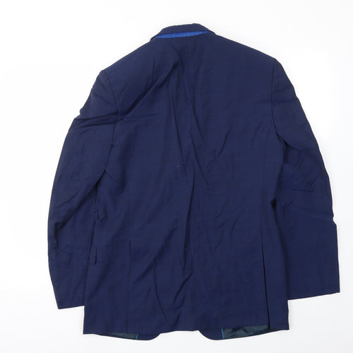 M&S Mens Blue   Jacket Blazer Size 38