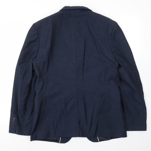 Cedar Wood State Mens Blue   Jacket Blazer Size 42