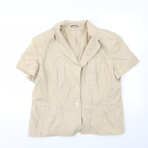 BHS Womens Beige   Jacket Blazer Size 20
