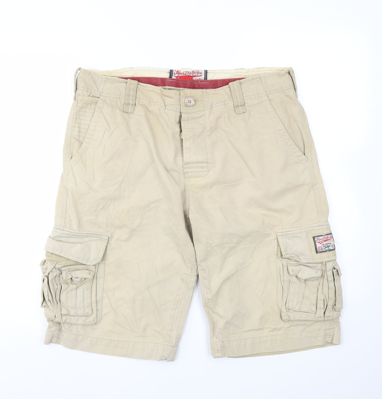 SUPERDRY  Mens Black   Chino Shorts Size L