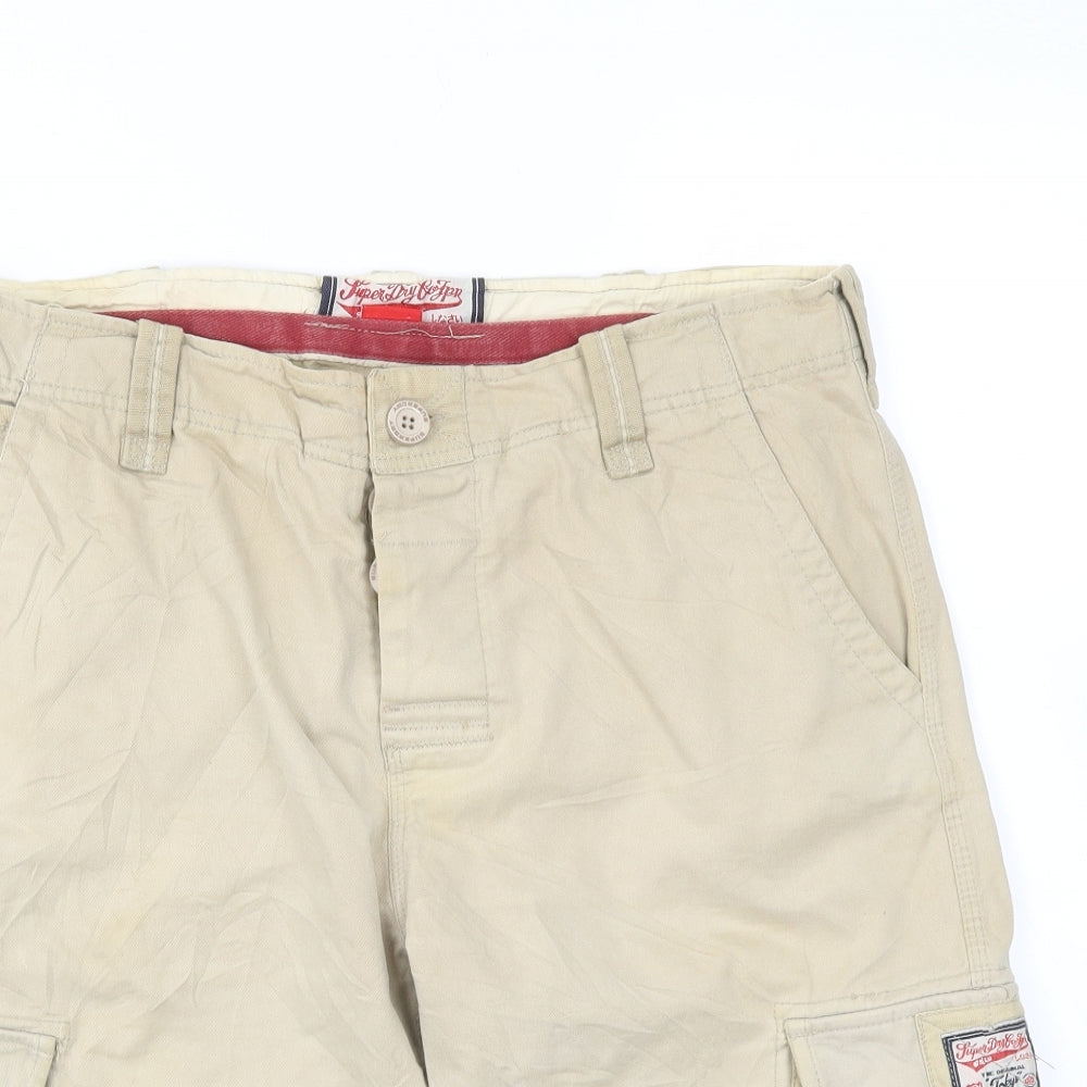 SUPERDRY  Mens Black   Chino Shorts Size L