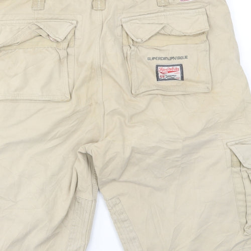 SUPERDRY  Mens Black   Chino Shorts Size L