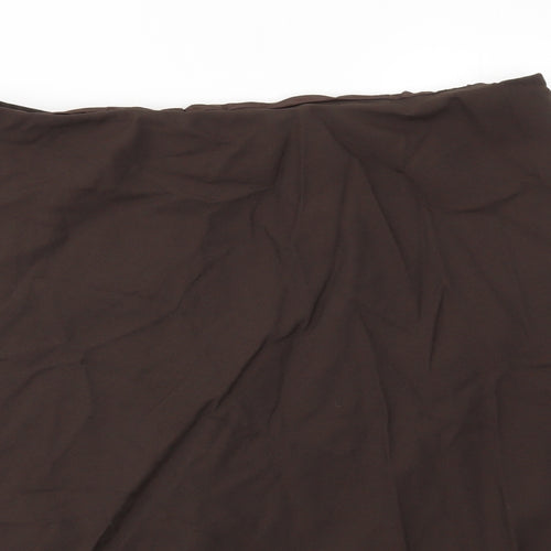 BM Womens Brown   Flare Skirt Size 18  - stretch waistband
