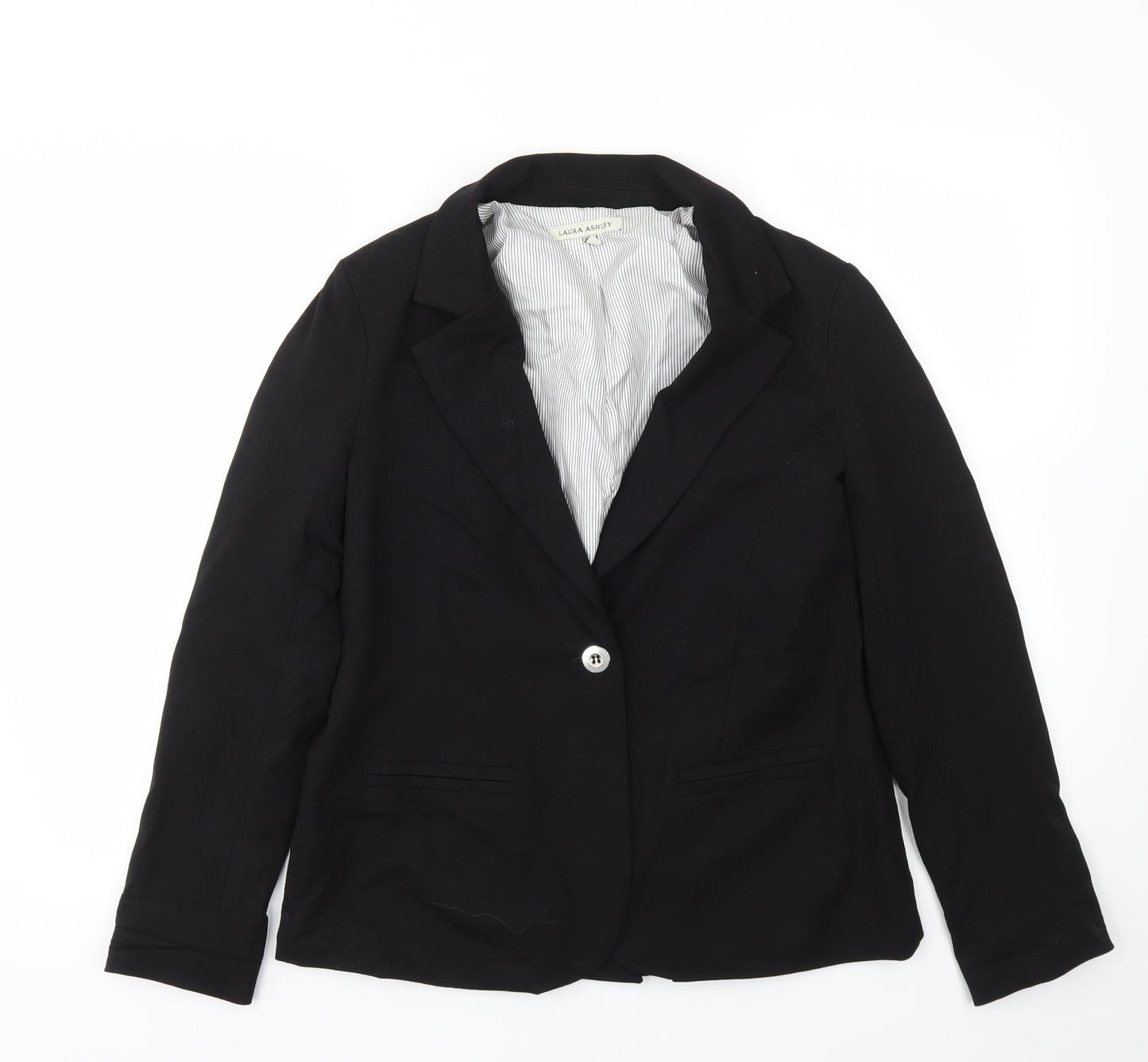 Laura Ashley Womens Black   Jacket Blazer Size 14