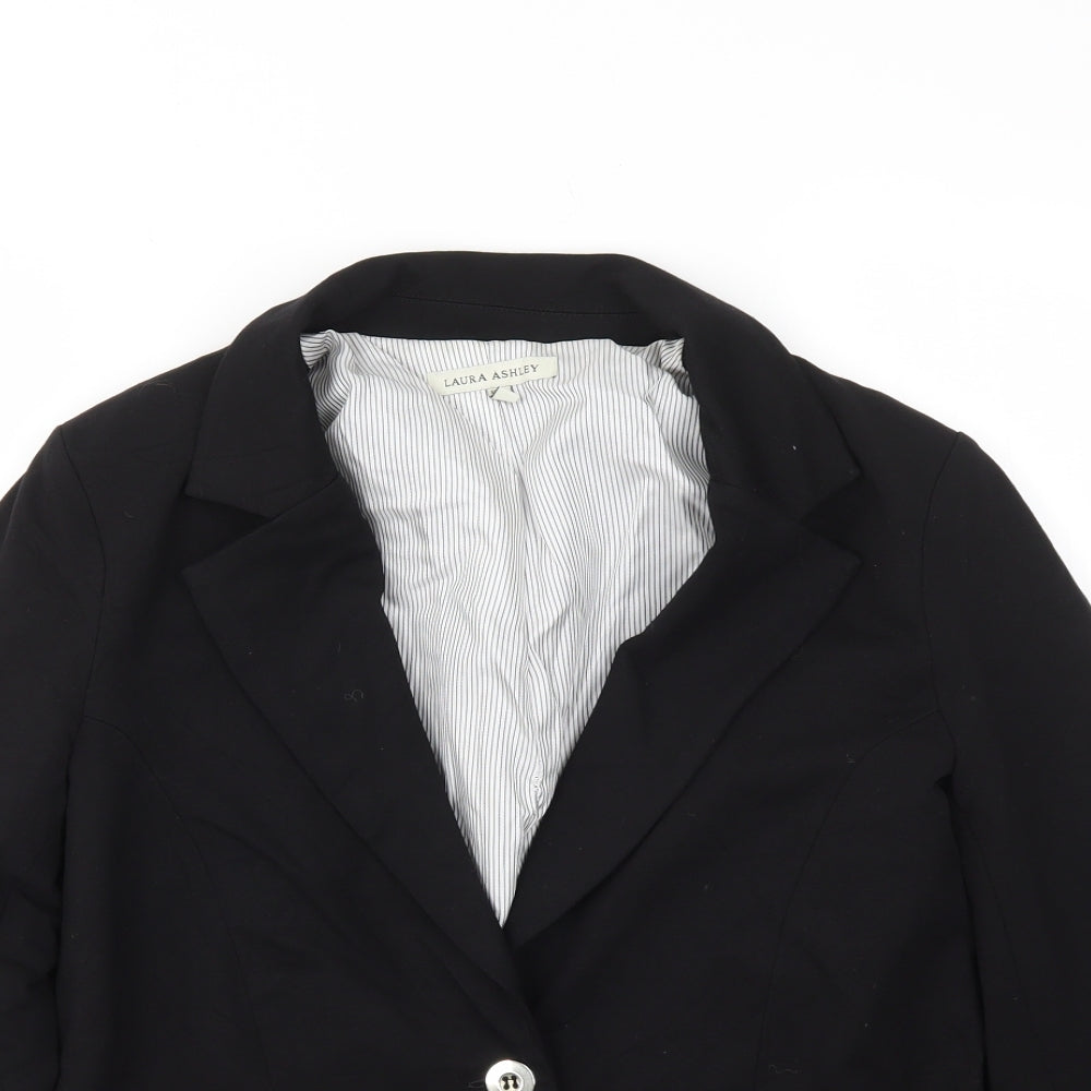 Laura Ashley Womens Black   Jacket Blazer Size 14