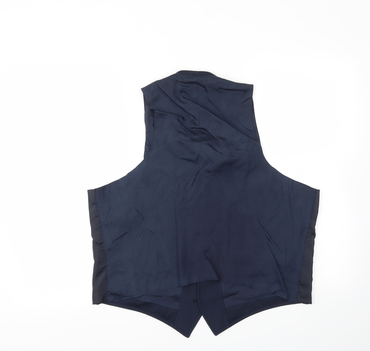 Preworn Mens Blue   Jacket Suit Waistcoat Size 46