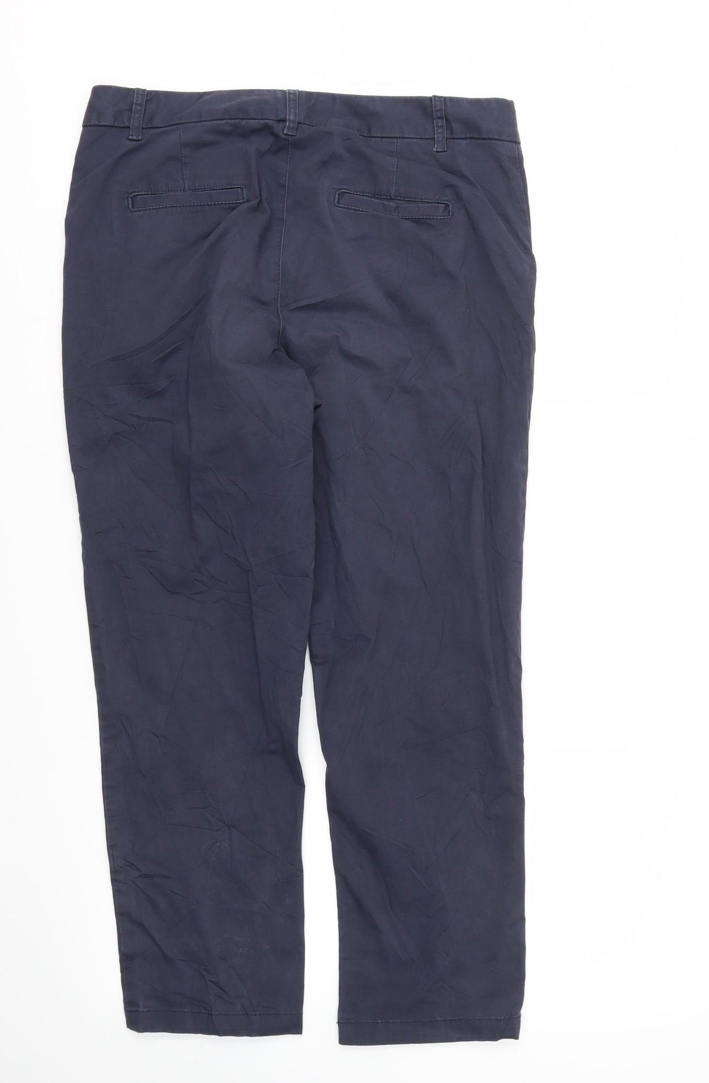 FAT FACE  Womens Blue   Capri Trousers Size 12 L25 in