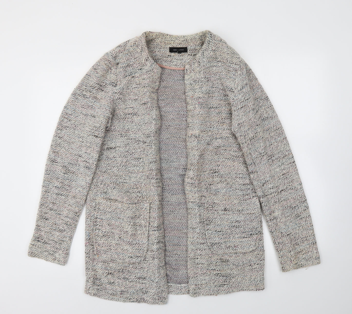 New Look Womens Grey   Cardigan Jumper Size 12
