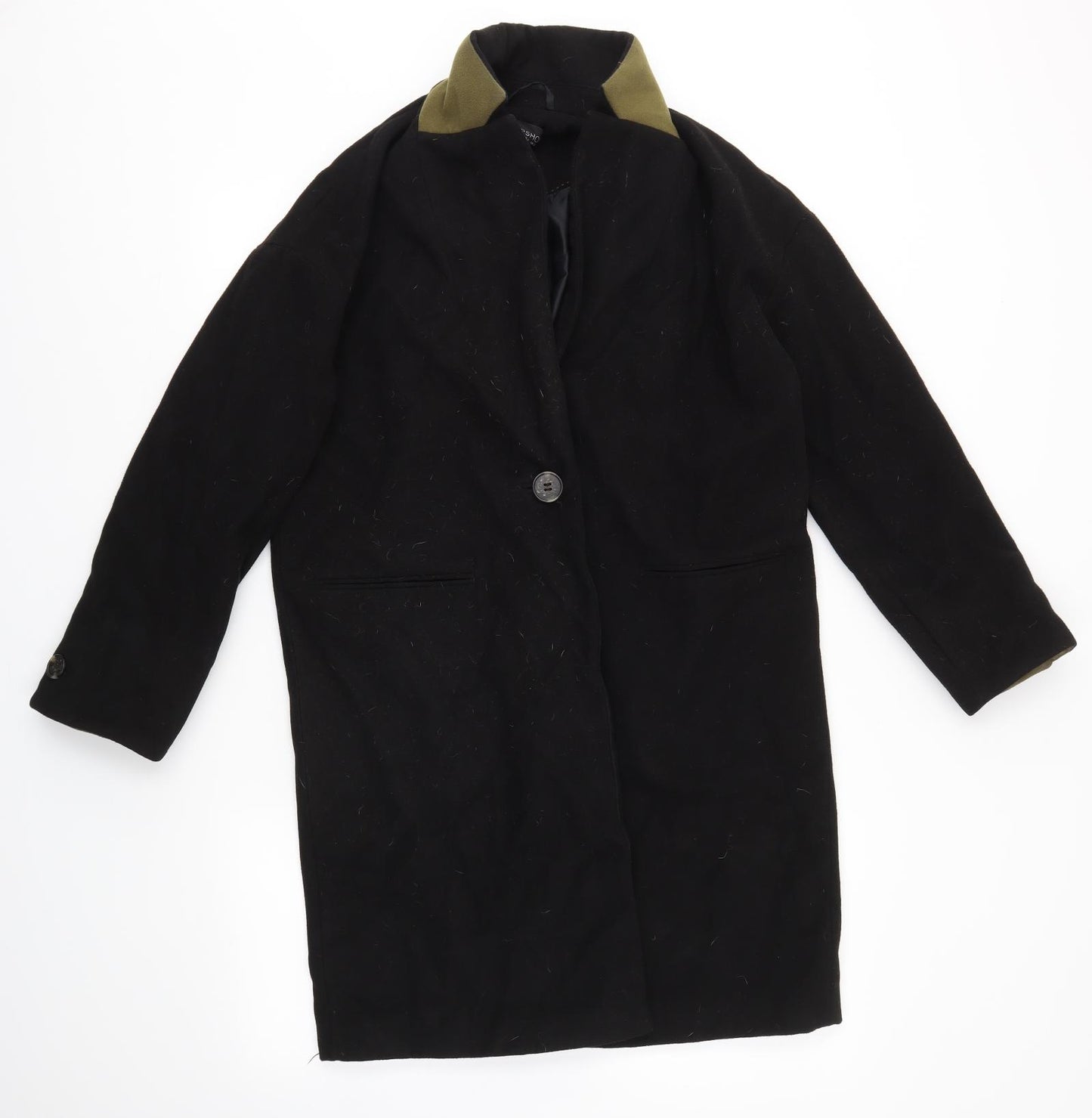 Topshop Womens Black   Jacket Coat Size 10