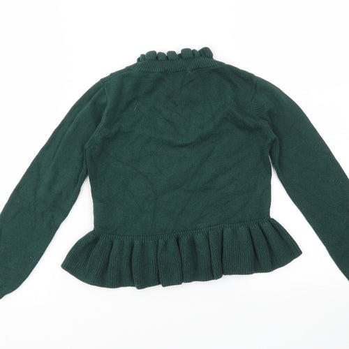 Preworn Girls Green   Basic T-Shirt Size 7 Years