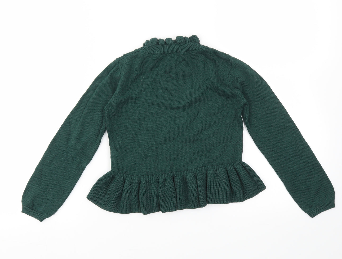 Preworn Girls Green   Basic T-Shirt Size 7 Years