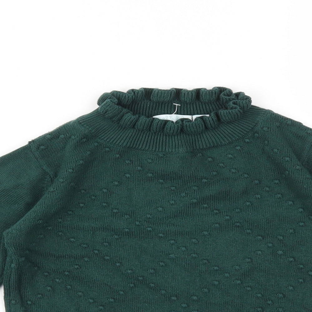 Preworn Girls Green   Basic T-Shirt Size 7 Years