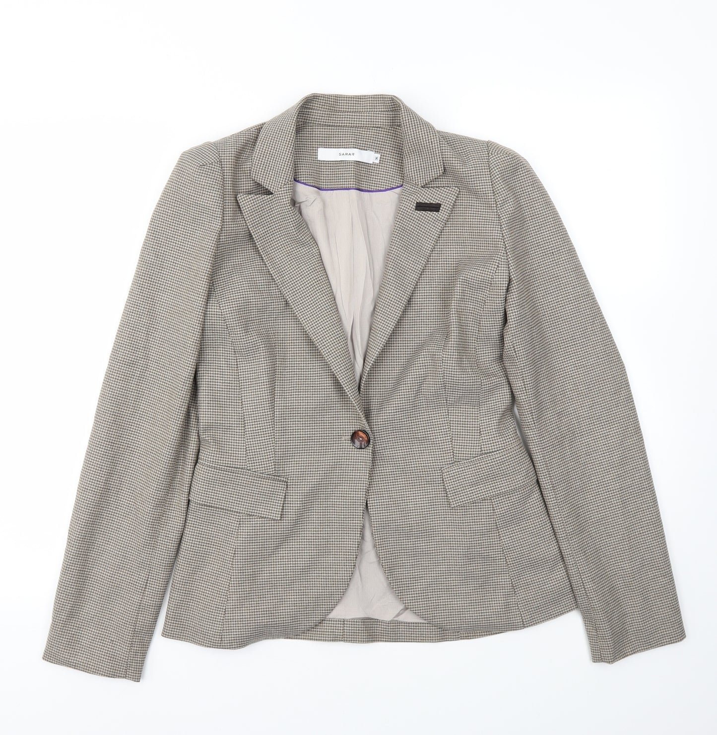 SARAR Womens Brown   Jacket Blazer Size 36