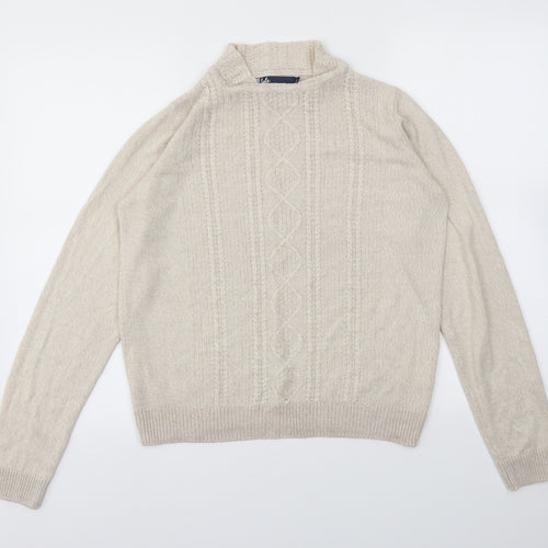 ISLE  Womens Beige   Pullover Jumper Size S