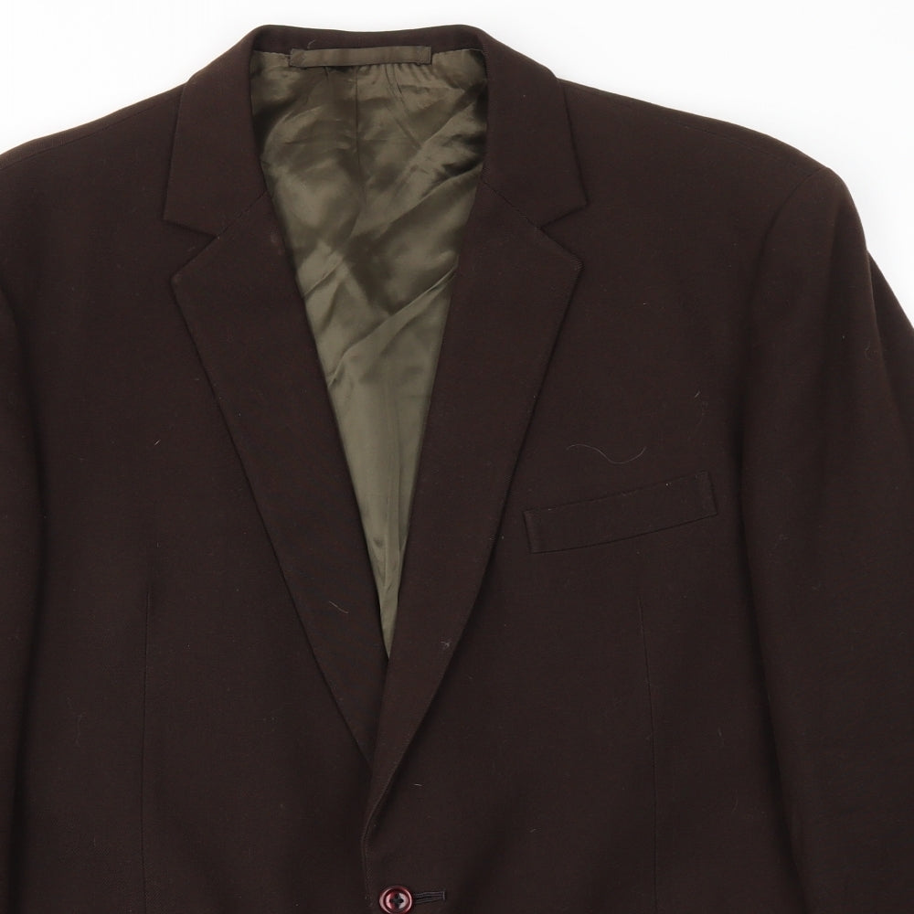 AUBREY MORRIS Mens Brown   Jacket Blazer Size 46