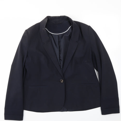 F&F Womens Blue   Jacket Blazer Size 18
