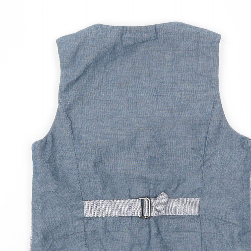 NEXT Boys Blue   Basic Jacket Waistcoat Size 3 Years