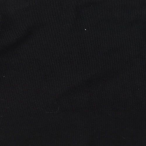 Nutmeg Womens Black   Pullover Jumper Size 8
