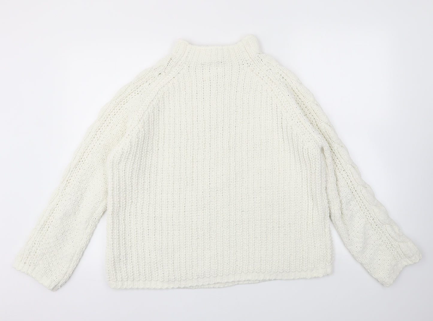 M&S Womens Ivory   Pullover Jumper Size M