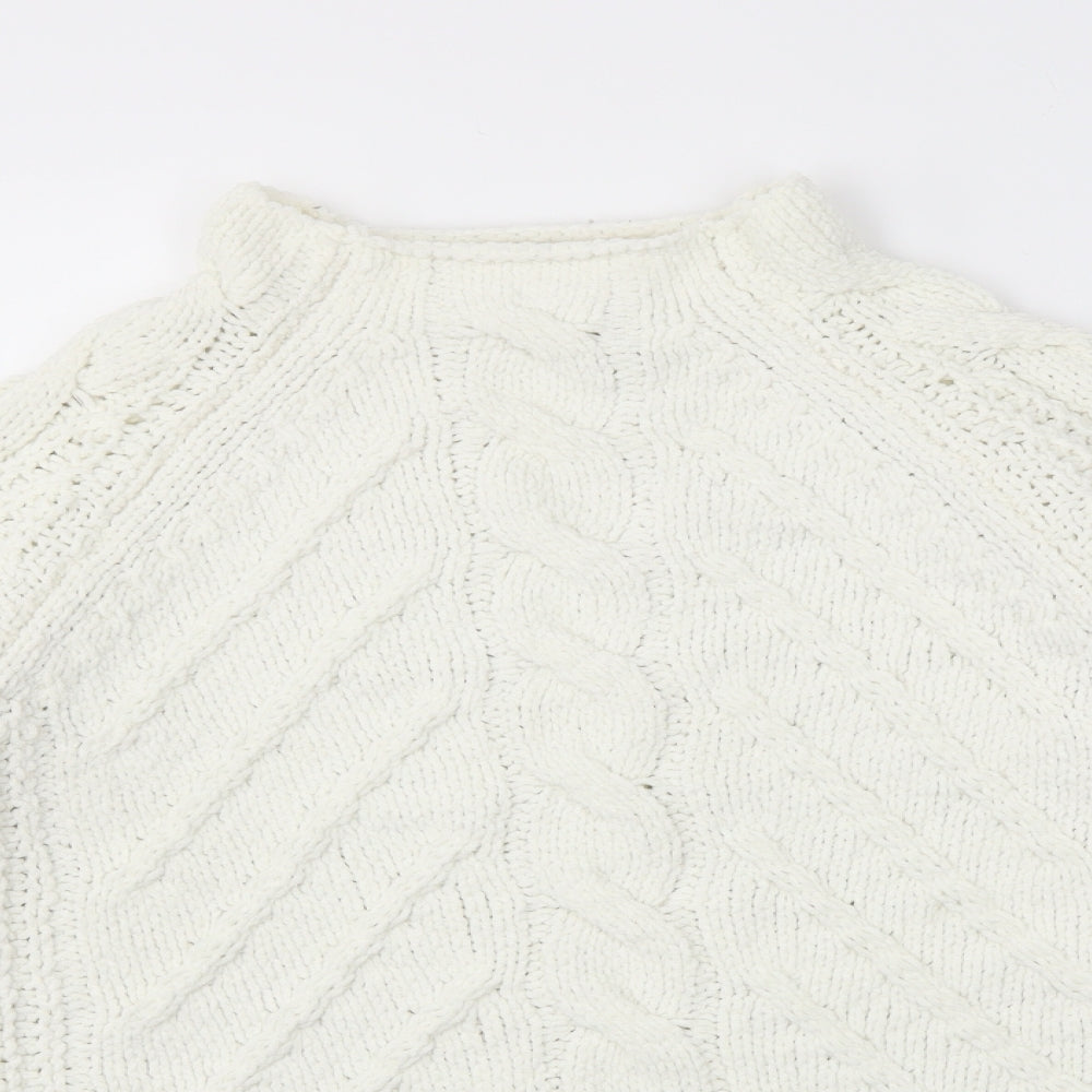M&S Womens Ivory   Pullover Jumper Size M
