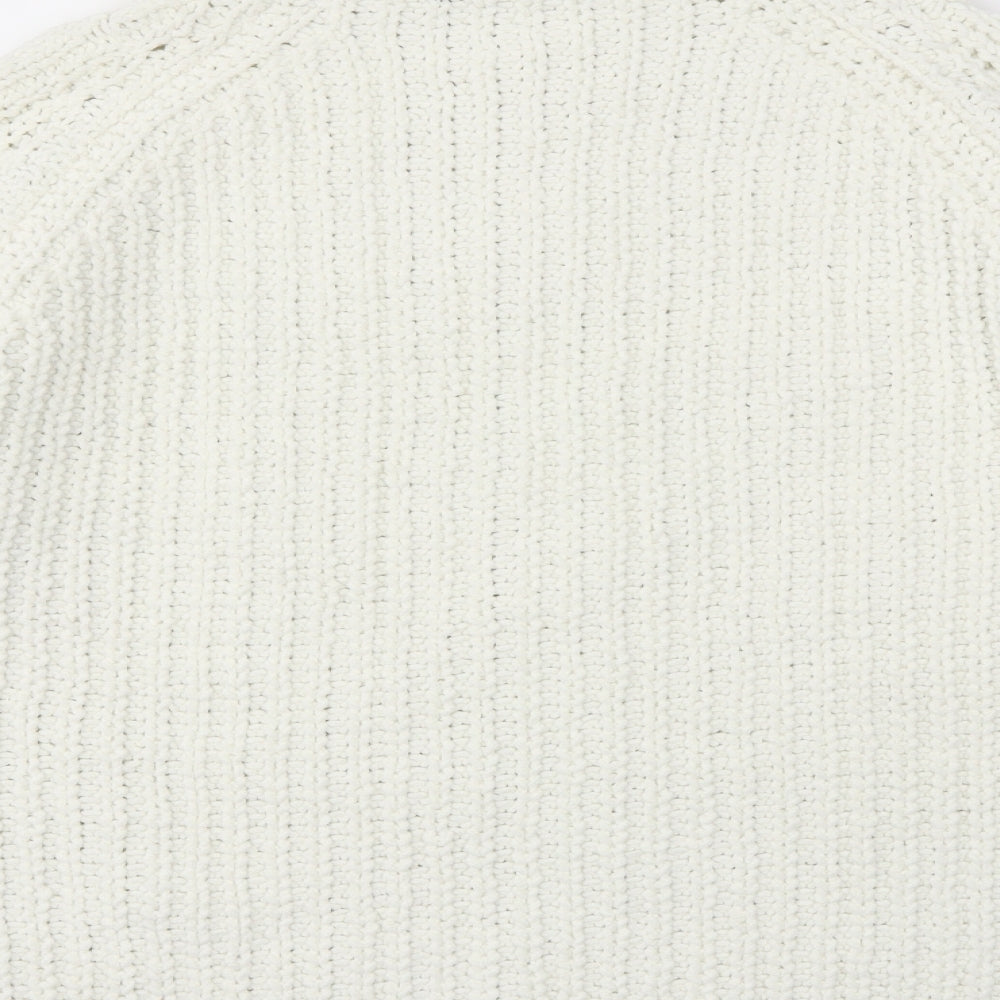 M&S Womens Ivory   Pullover Jumper Size M