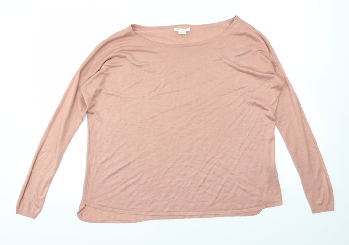 H&M Womens Pink Basic T-Shirt Size S