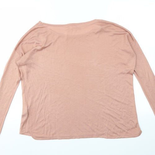 H&M Womens Pink   Basic T-Shirt Size S