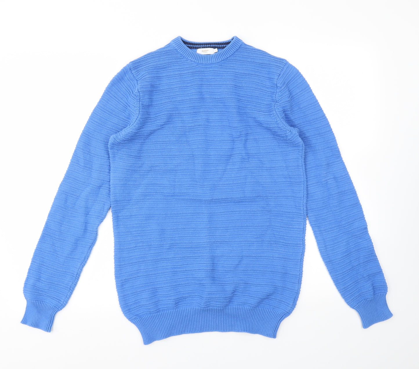Cotton Traders Womens Blue   Pullover Jumper Size S