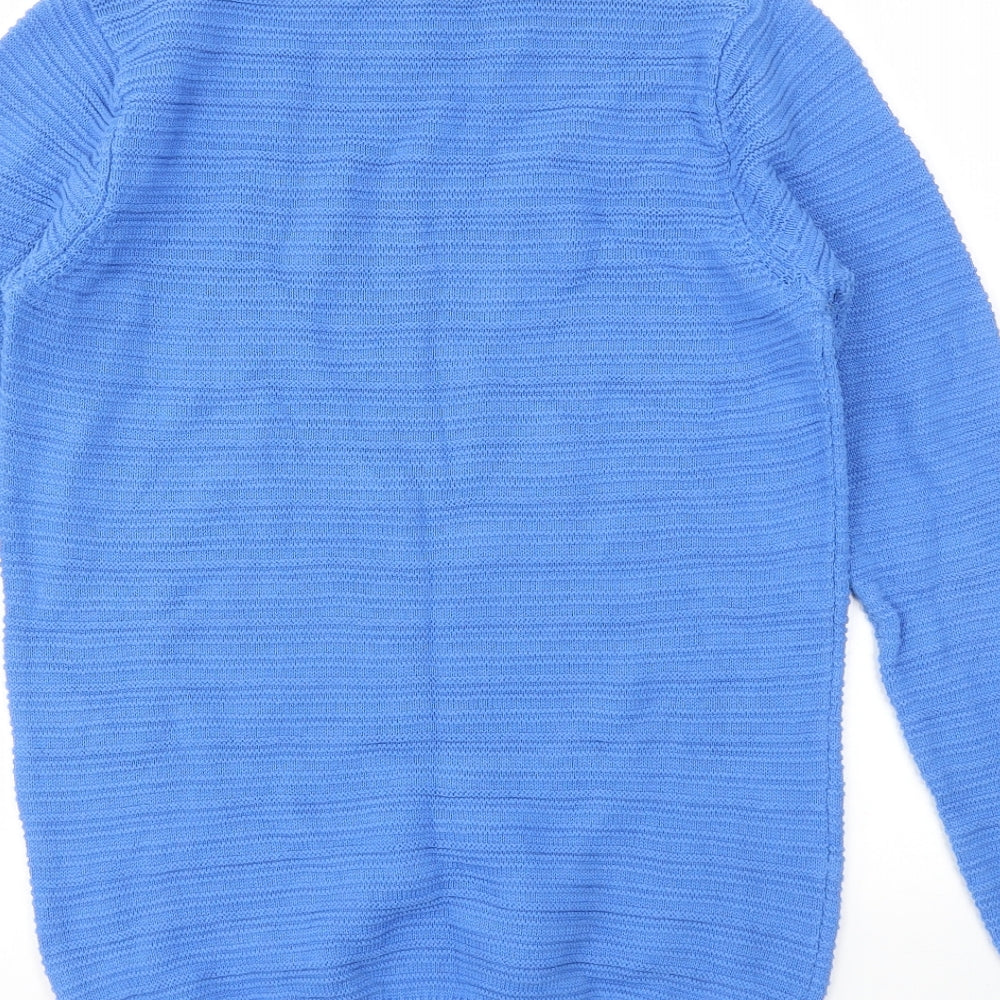 Cotton Traders Womens Blue   Pullover Jumper Size S