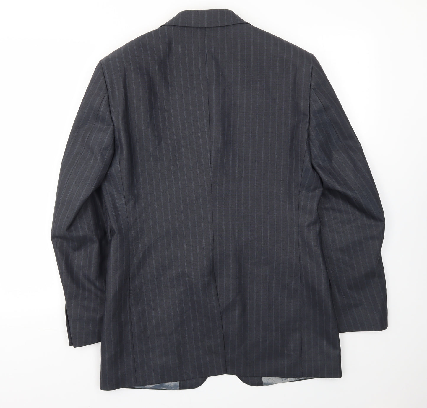 REMUS Mens Blue Striped  Jacket Blazer Size 36