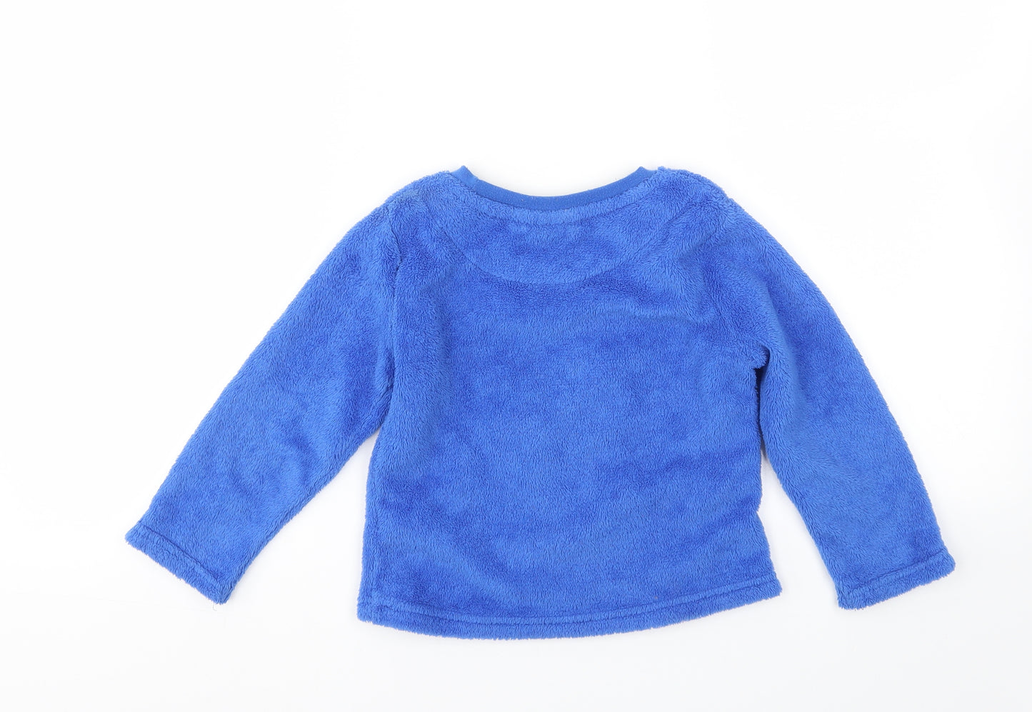 Primark Boys Blue Animal Print   Pyjama Top Size 3-4 Years