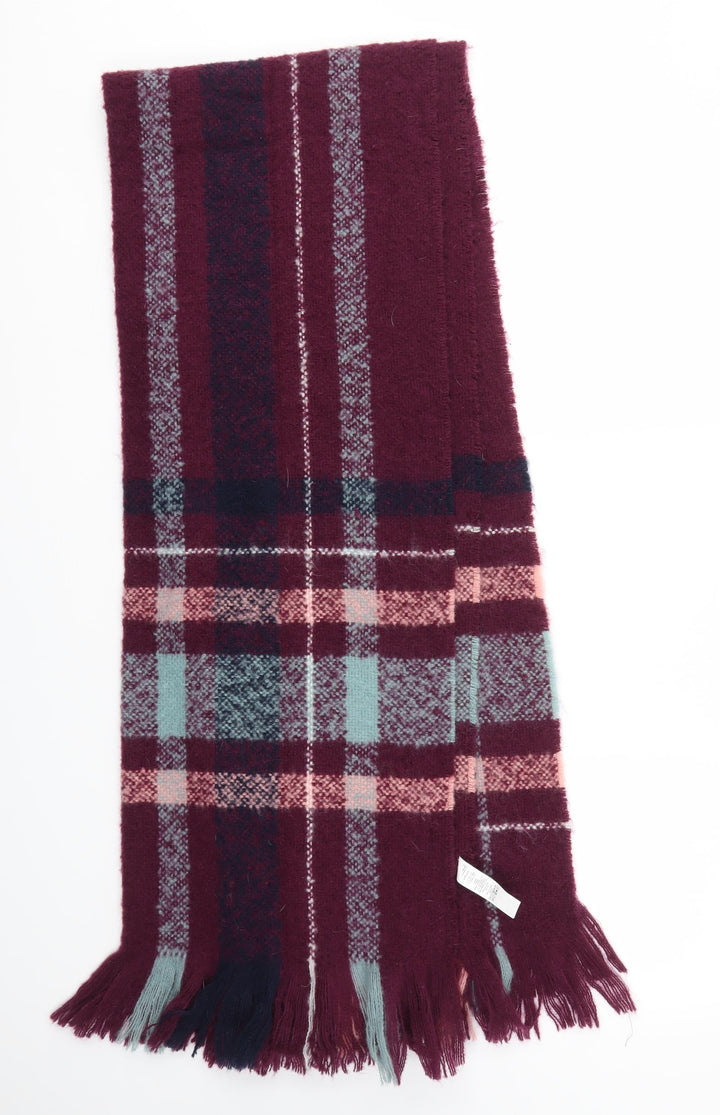 F&F Womens Multicoloured Check Scarf