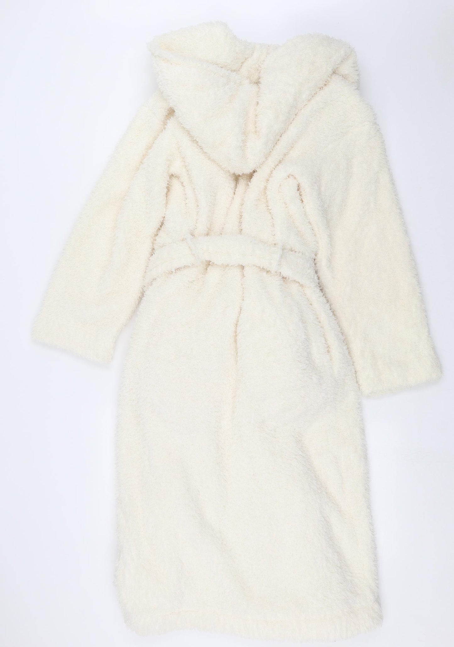 Day dreams and duvet days Womens Ivory Solid  Top Robe Size S