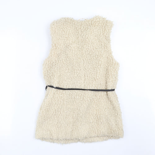 H&M Womens Beige   Gilet Jacket Size S