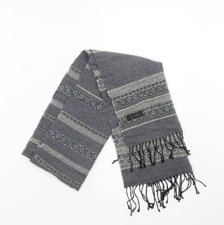 Accessorize Womens Grey Geometric Scarf